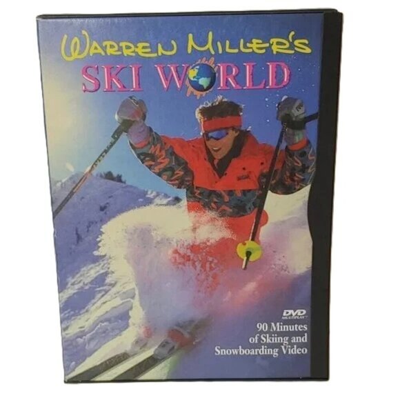 Vintage 90’s Warren Miller Extreme Ski World DVD - Picture 1 of 5